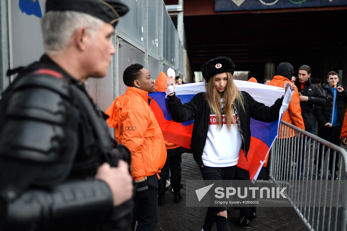Football. Friendly. France vs Russia