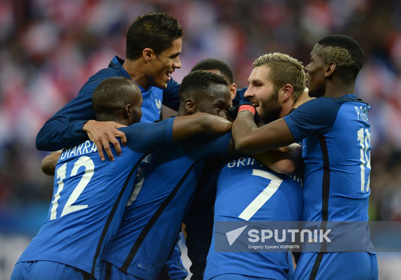Football. Friendly. France vs Russia