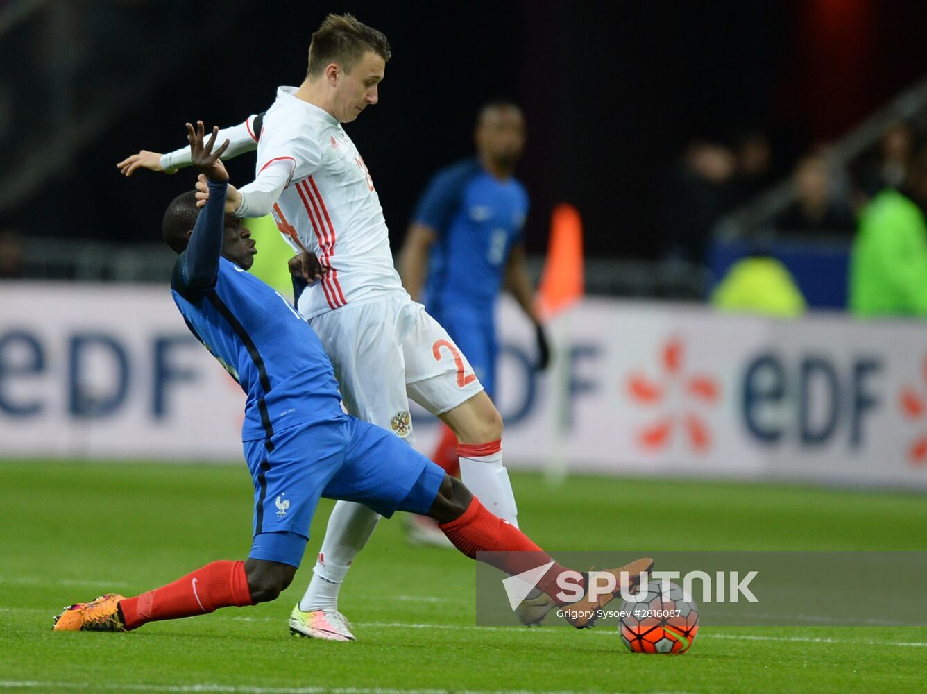 France vs. Russia friendly football match