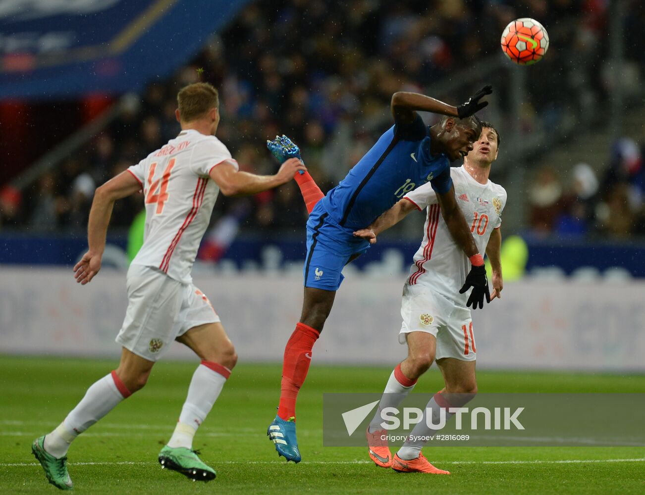 France vs. Russia friendly football match