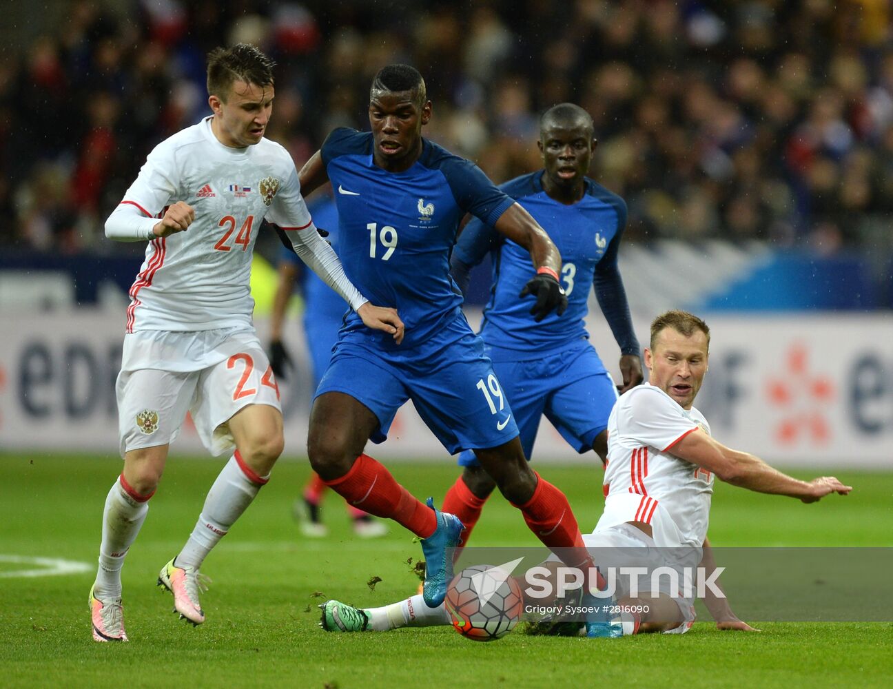 France vs. Russia friendly football match