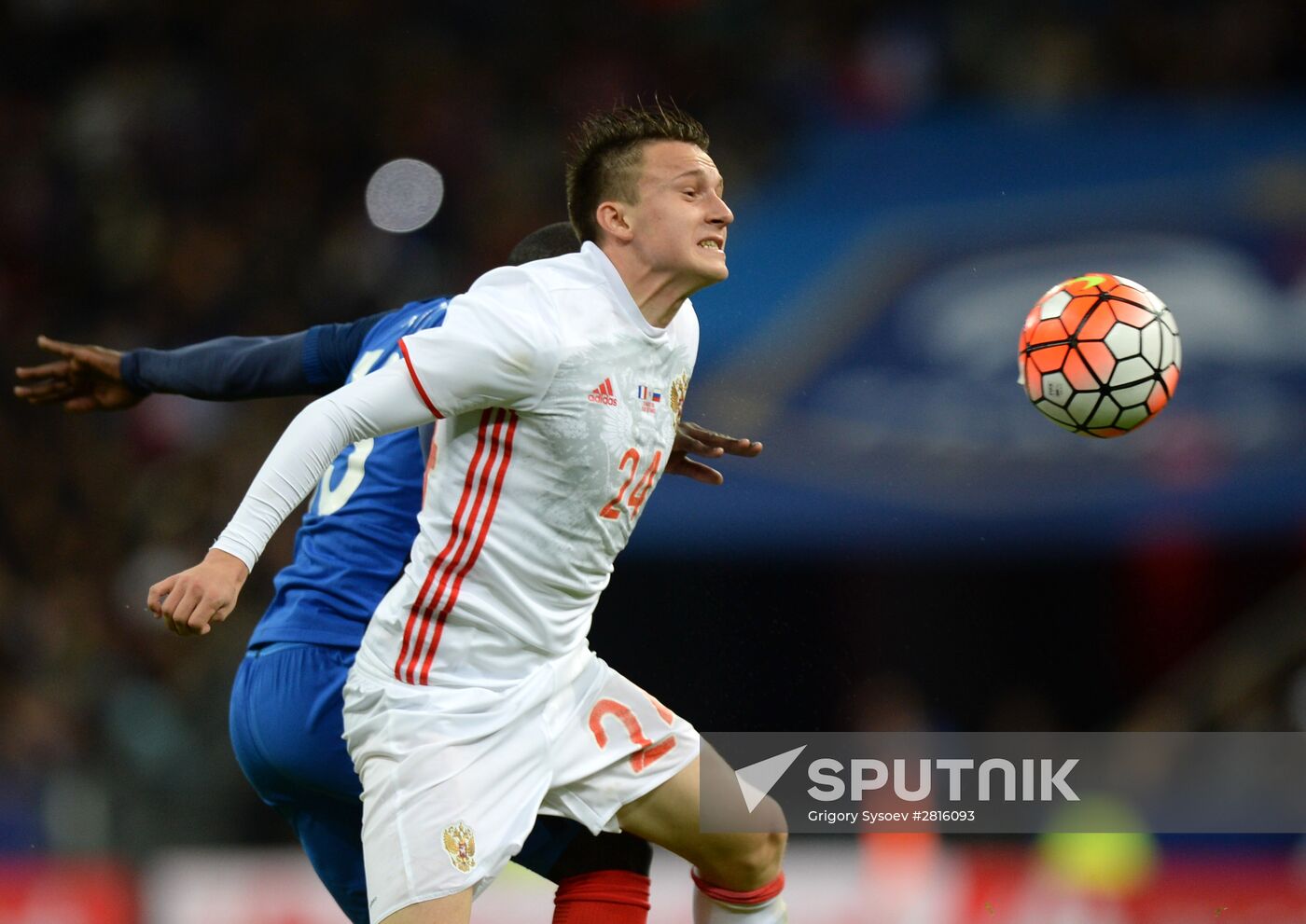 France vs. Russia friendly football match