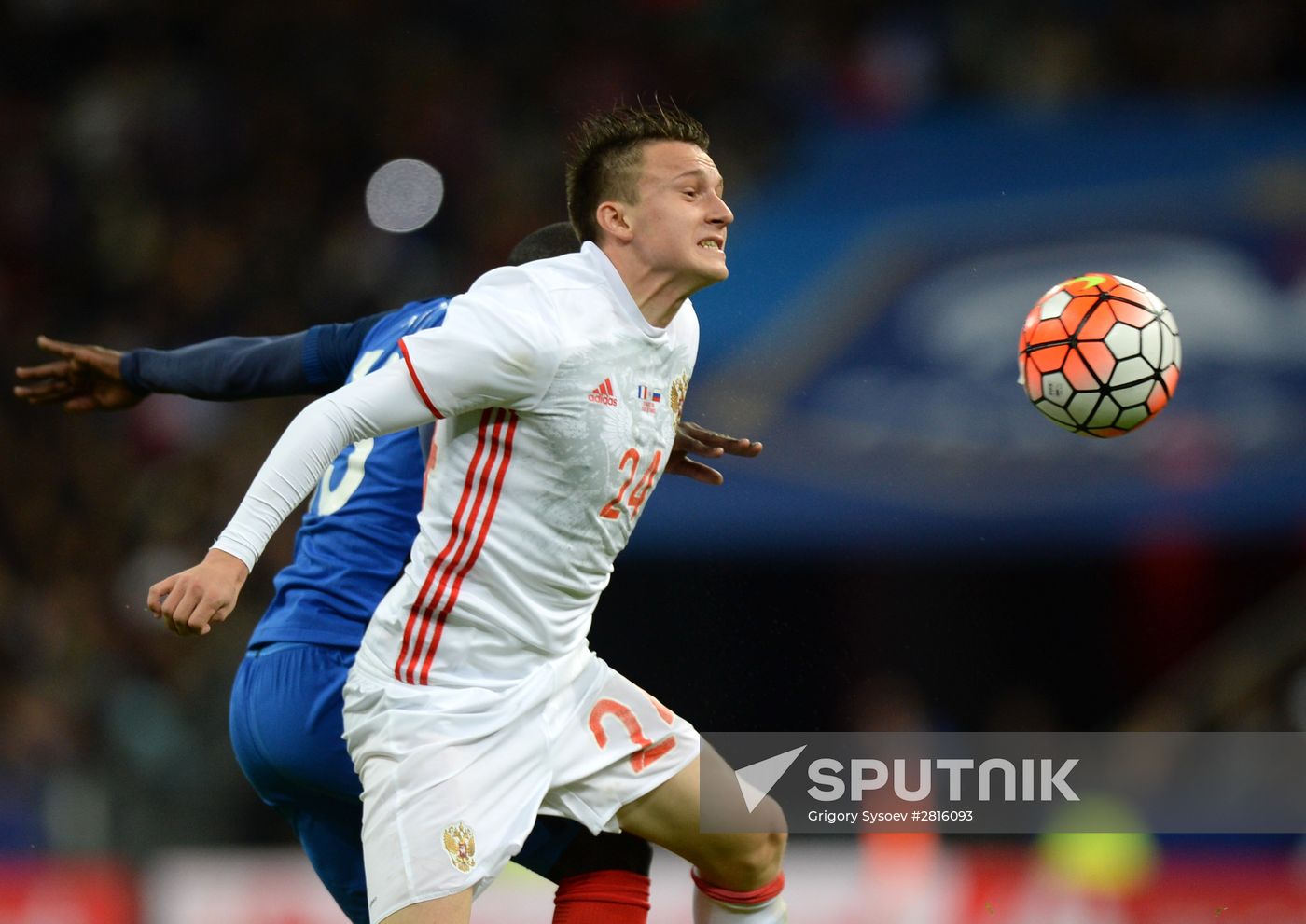 France vs. Russia friendly football match