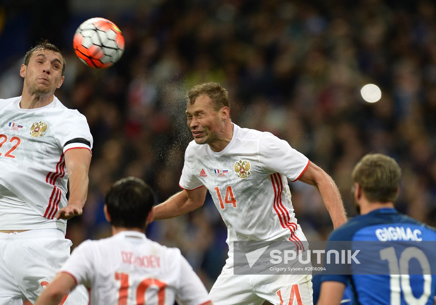 France vs. Russia friendly football match