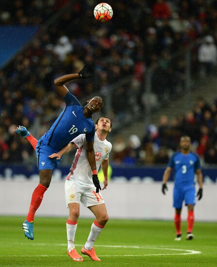 France vs. Russia friendly football match