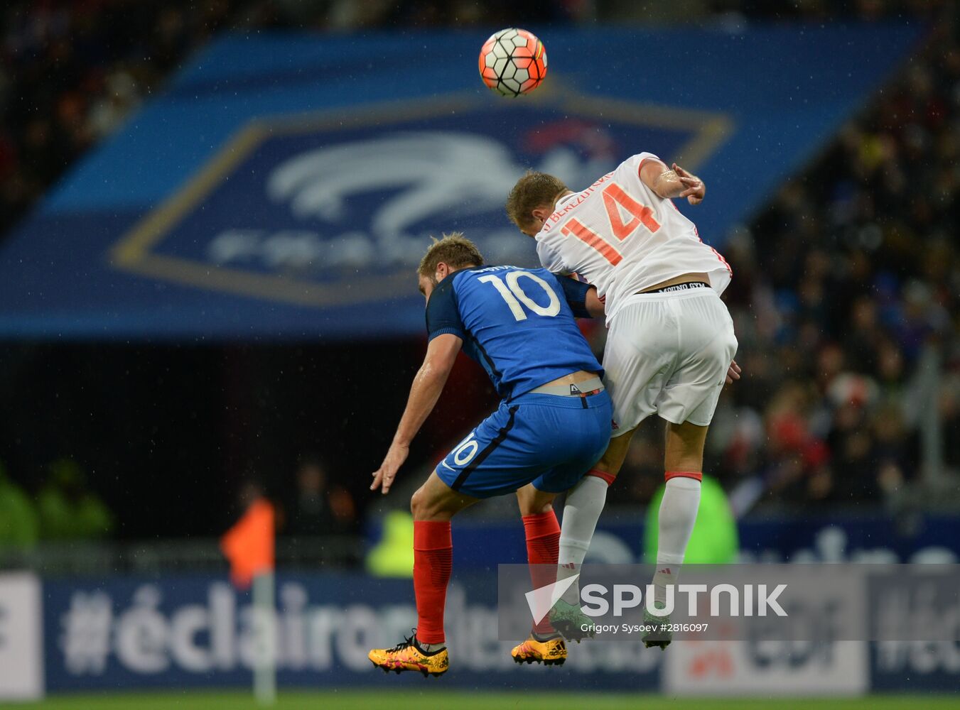 France vs. Russia friendly football match