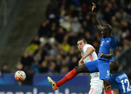 France vs. Russia friendly football match