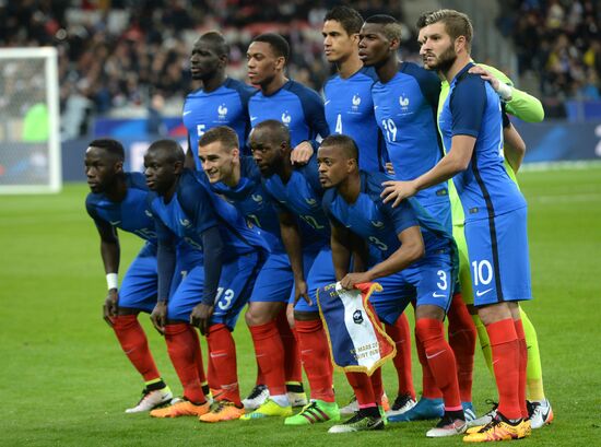France vs. Russia friendly football match
