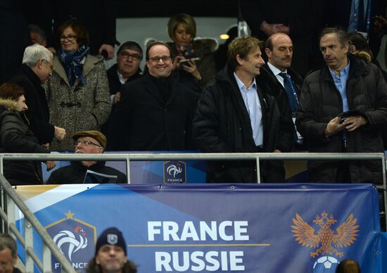France vs. Russia friendly football match