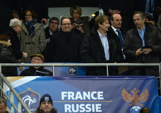 France vs. Russia friendly football match