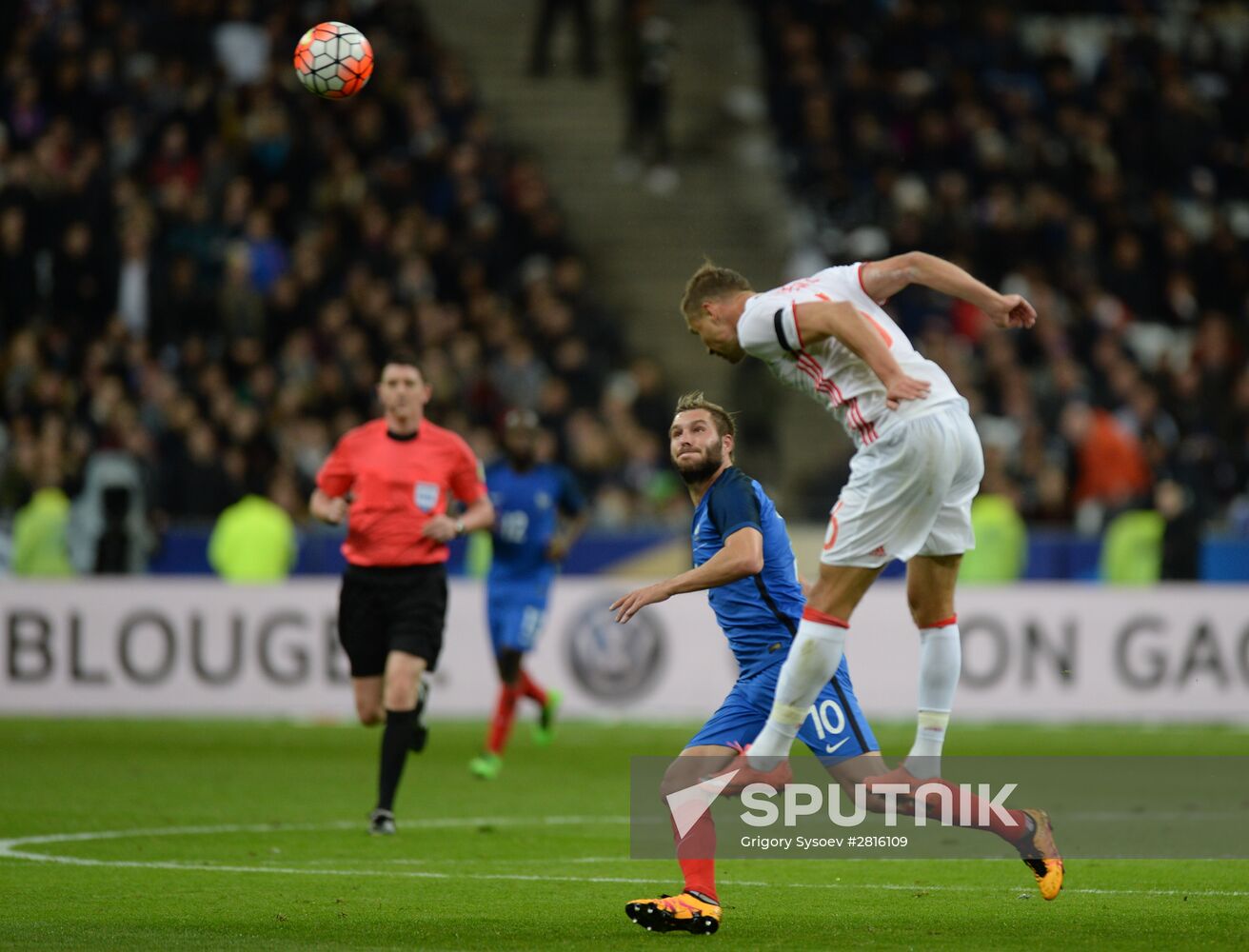France vs. Russia friendly football match