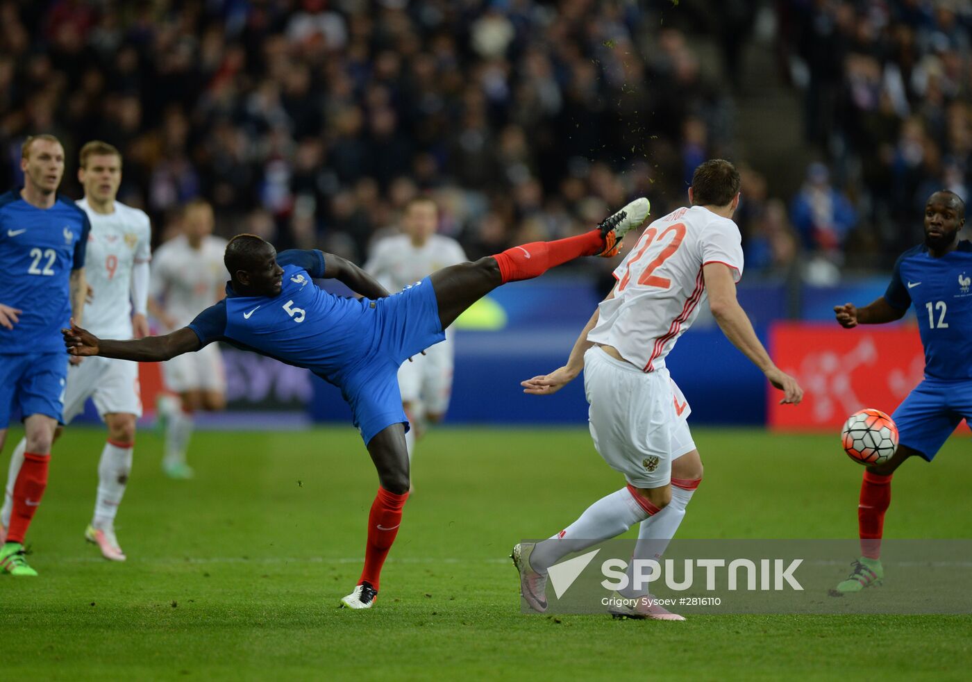 France vs. Russia friendly football match