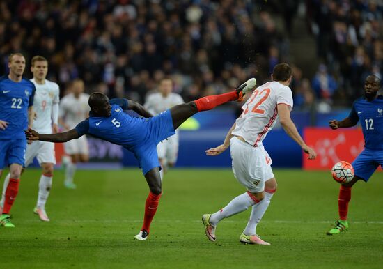 France vs. Russia friendly football match