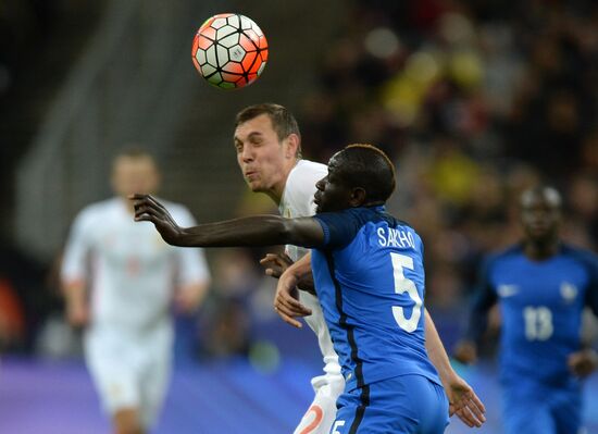France vs. Russia friendly football match