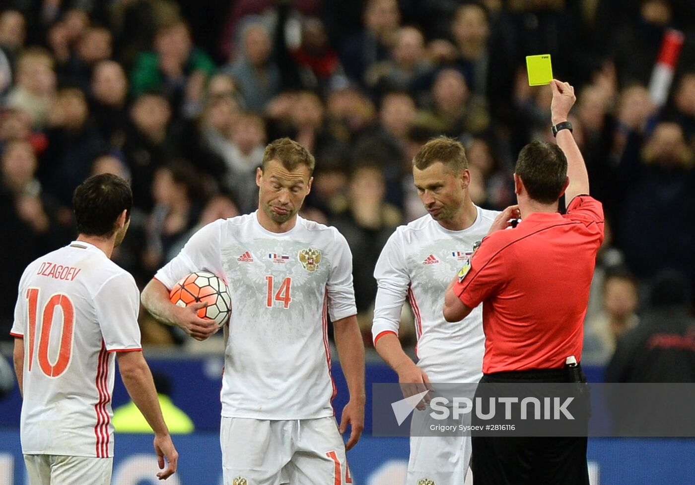 France vs. Russia friendly football match