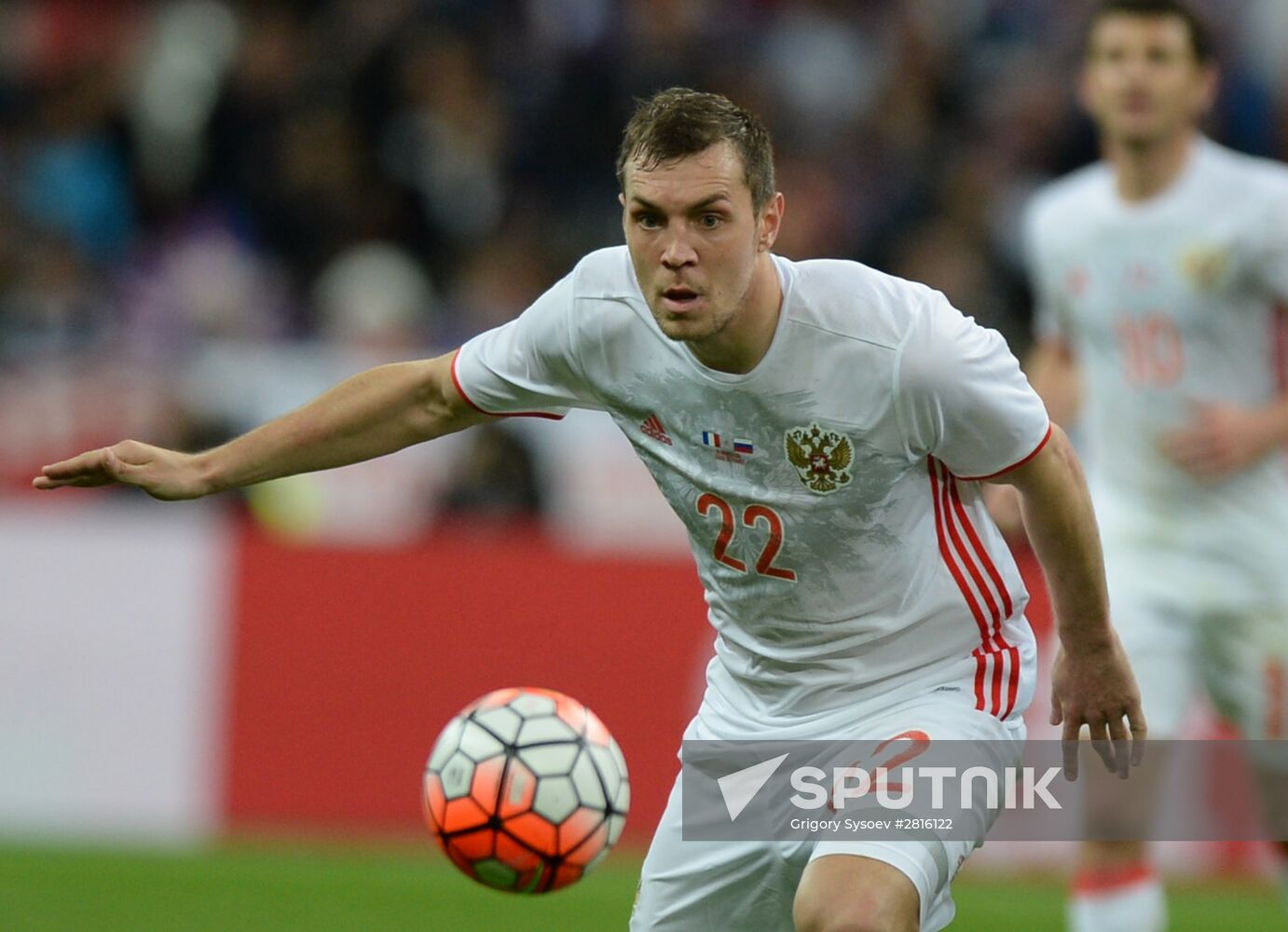 France vs. Russia friendly football match