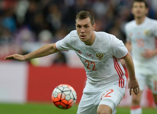 France vs. Russia friendly football match