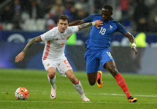 France vs. Russia friendly football match
