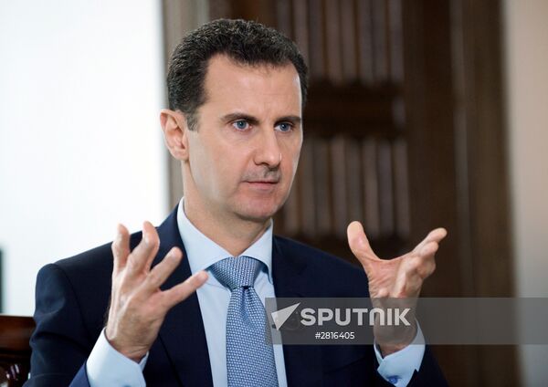Syrian President Bashar al-Assad's interview with Rossiya Segodnya Director General Dmitry Kiselev