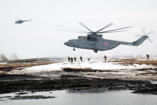 Russia-Belarus joint military exercise in Ulyanovsk Region