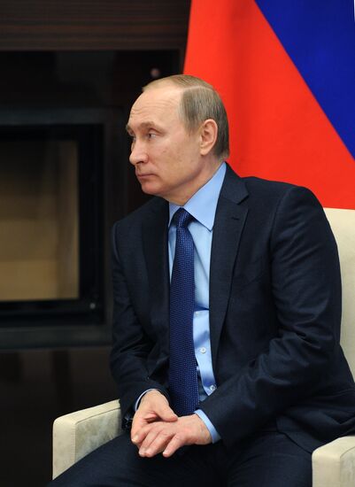 President Vladimir Putin's working meeting with President of South Ossetia Leonid Tibilov