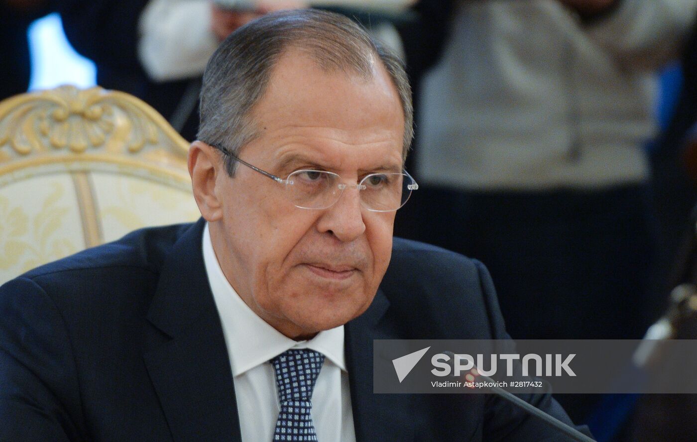 Sergei Lavrov meets with Serbian Foreign Minister Ivica Dacic
