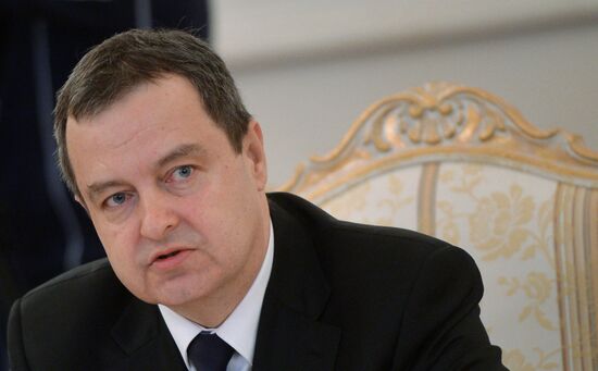 Sergei Lavrov meets with Serbian Foreign Minister Ivica Dacic