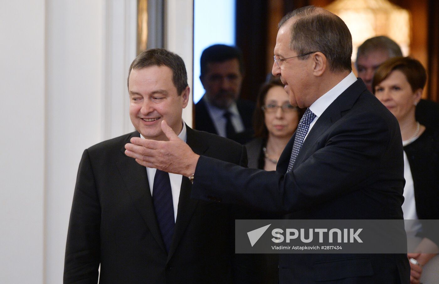 Sergei Lavrov meets with Serbian Foreign Minister Ivica Dacic