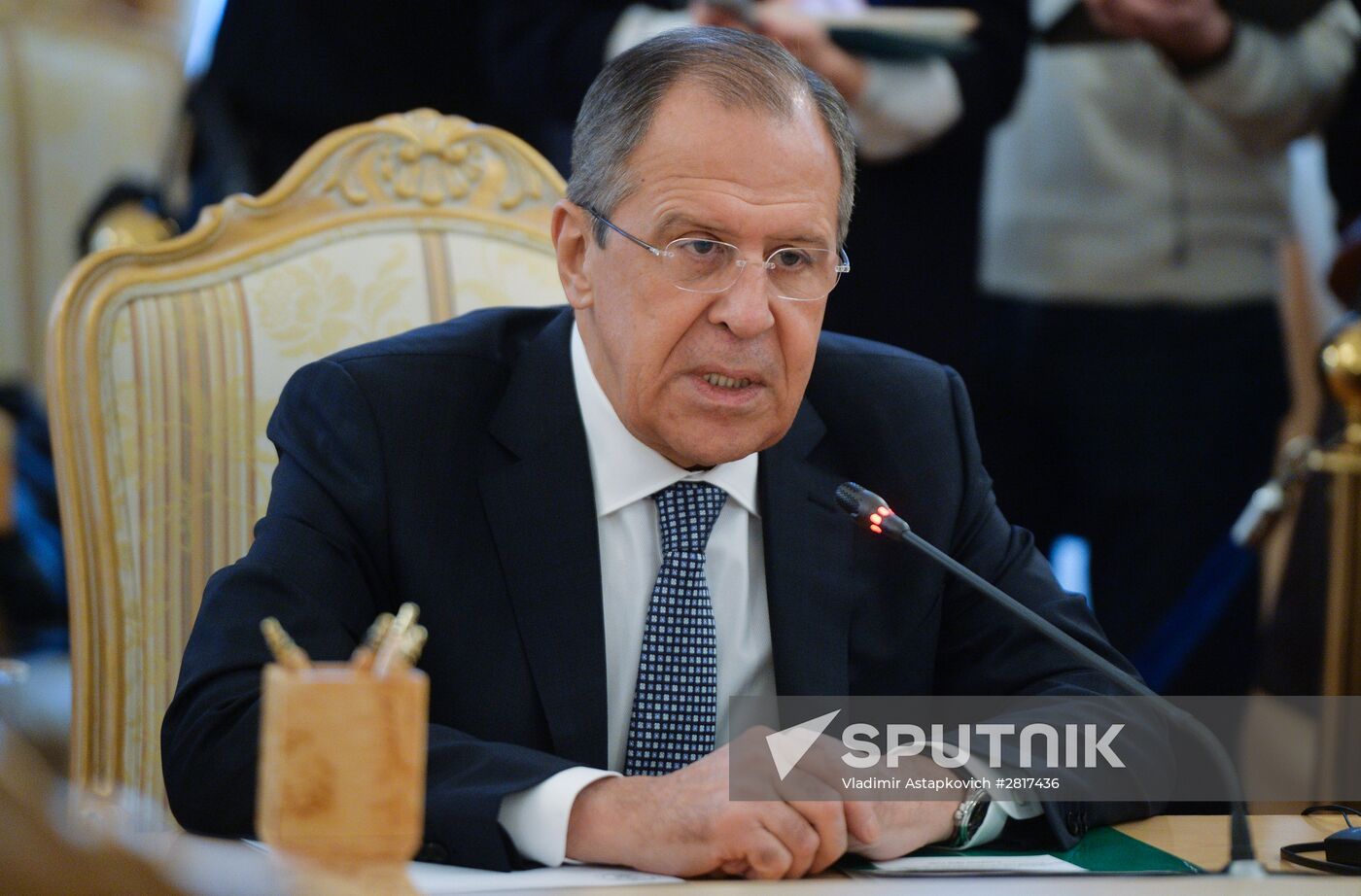 Sergei Lavrov meets with Serbian Foreign Minister Ivica Dacic