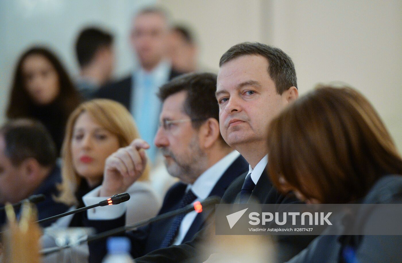 Sergei Lavrov meets with Serbian Foreign Minister Ivica Dacic