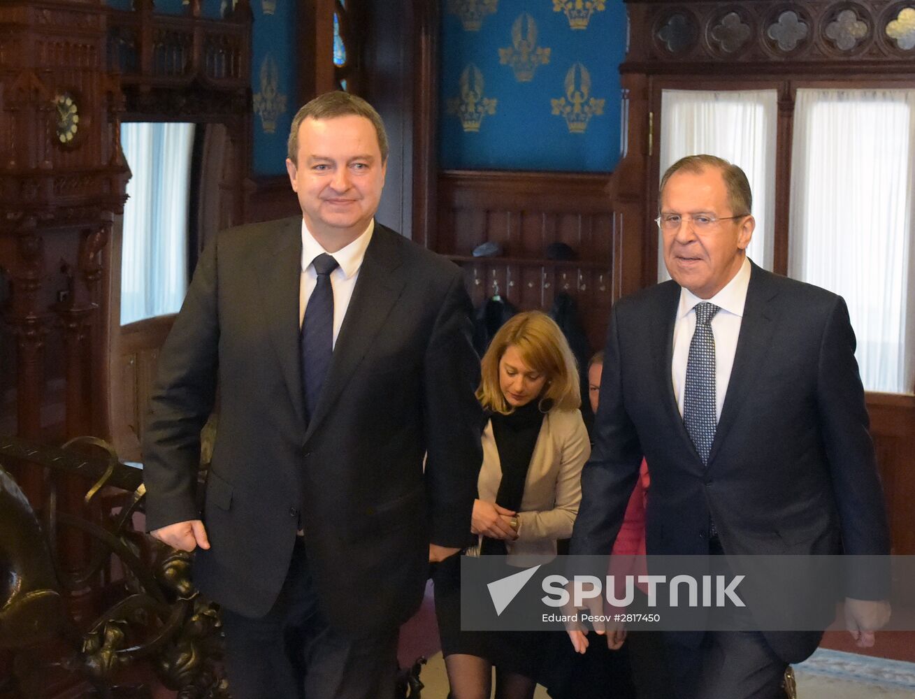 Sergei Lavrov meets with Serbian Foreign Minister Ivica Dacic