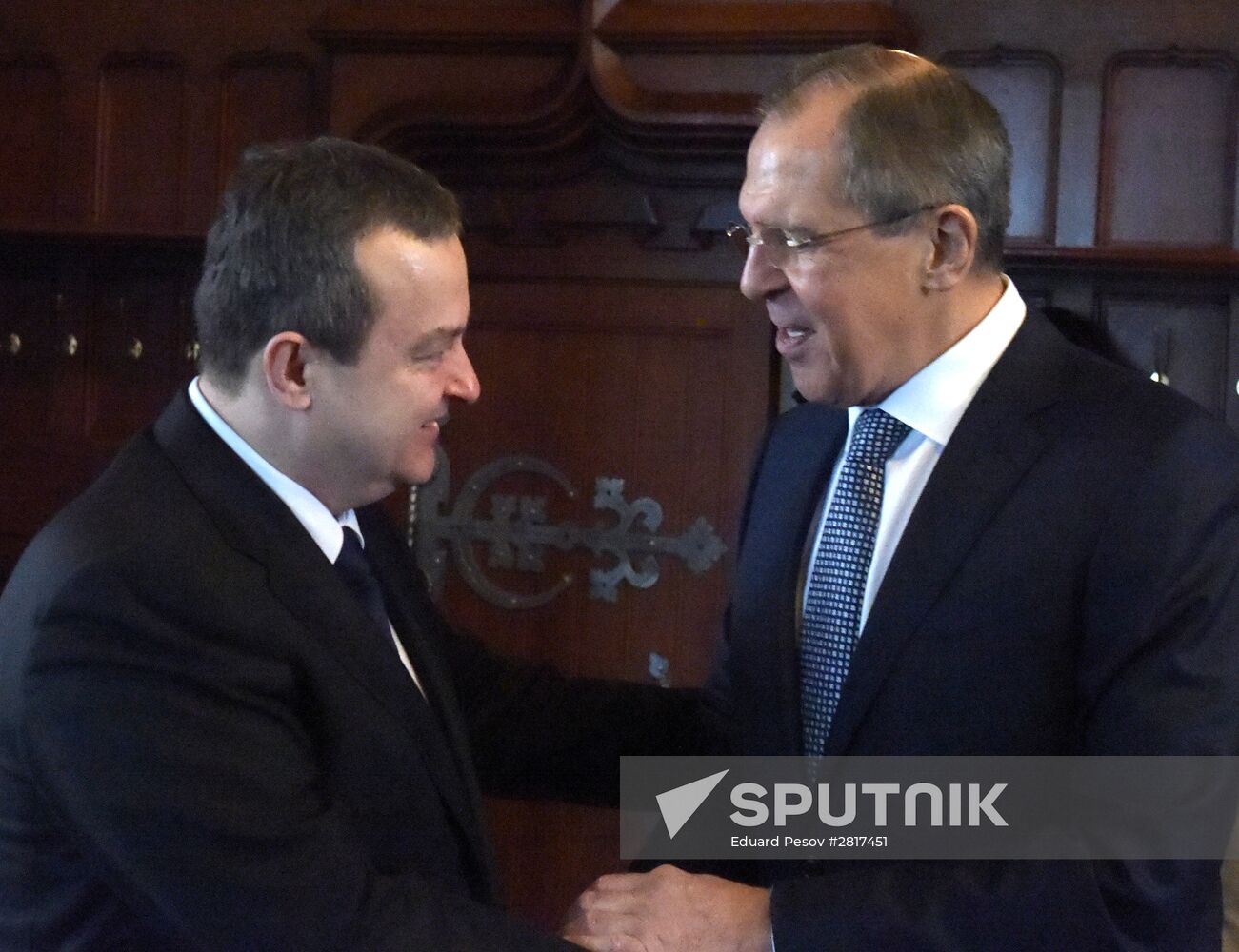 Sergei Lavrov meets with Serbian Foreign Minister Ivica Dacic