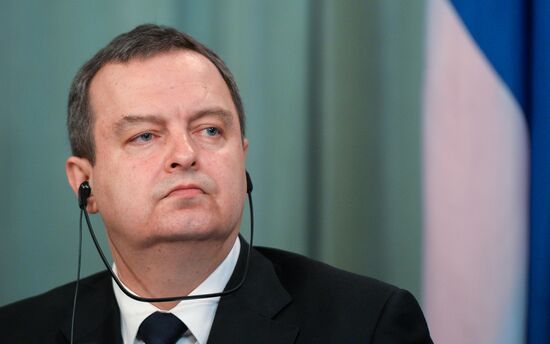 Sergei Lavrov meets with Serbian Foreign Minister Ivica Dacic