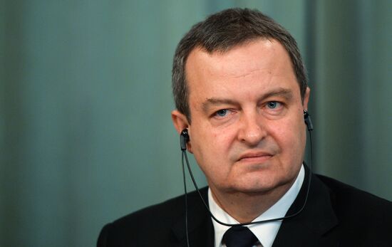Sergei Lavrov meets with Serbian Foreign Minister Ivica Dacic