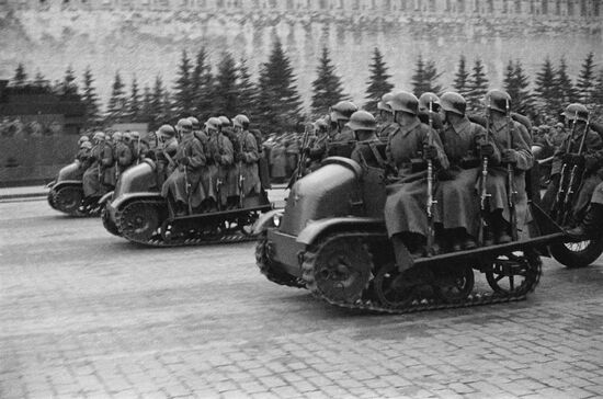 Military parade on Red Square