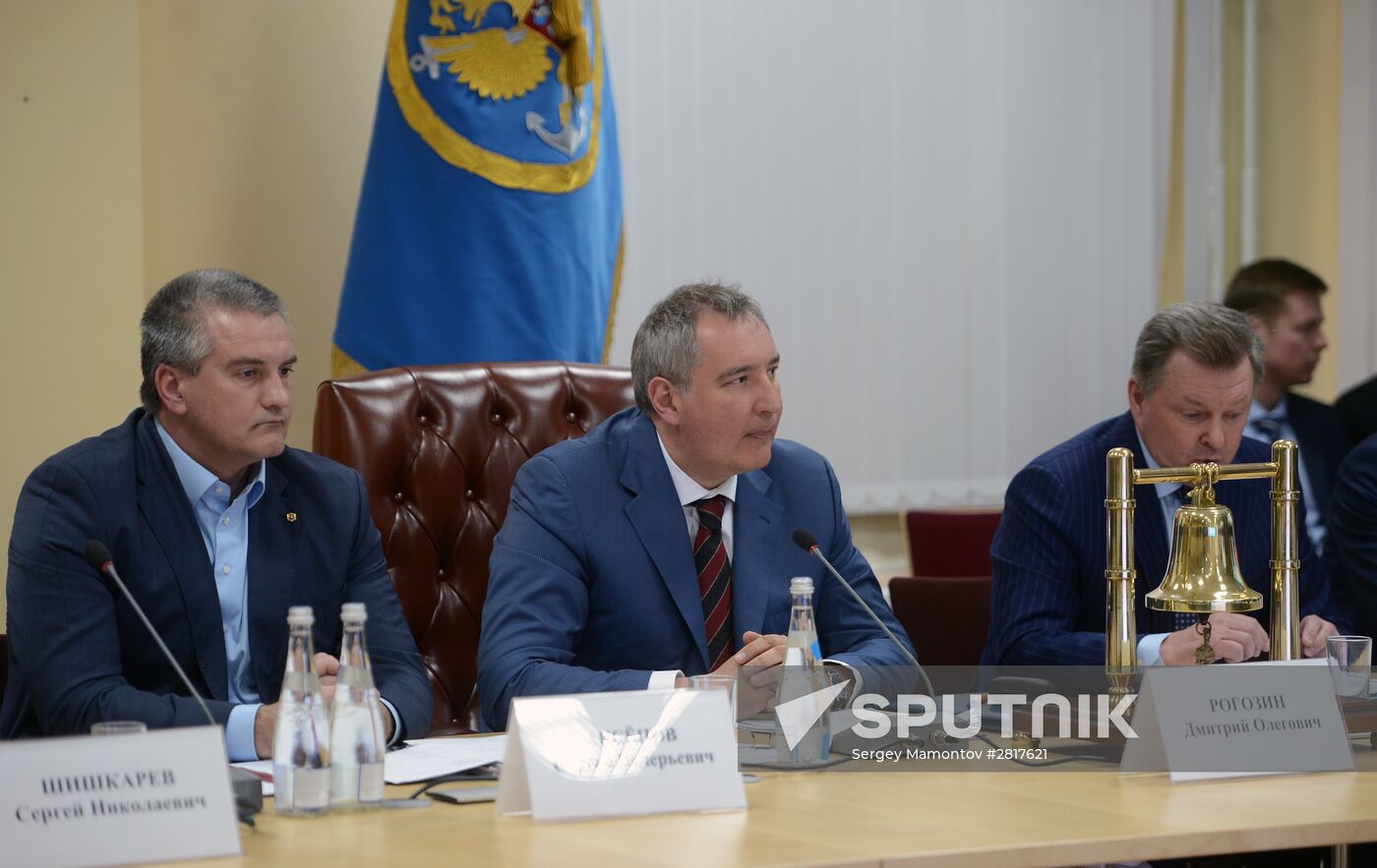 Deputy Prime Minister Rogozin visits Crimea