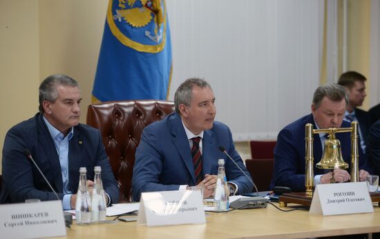 Deputy Prime Minister Rogozin visits Crimea