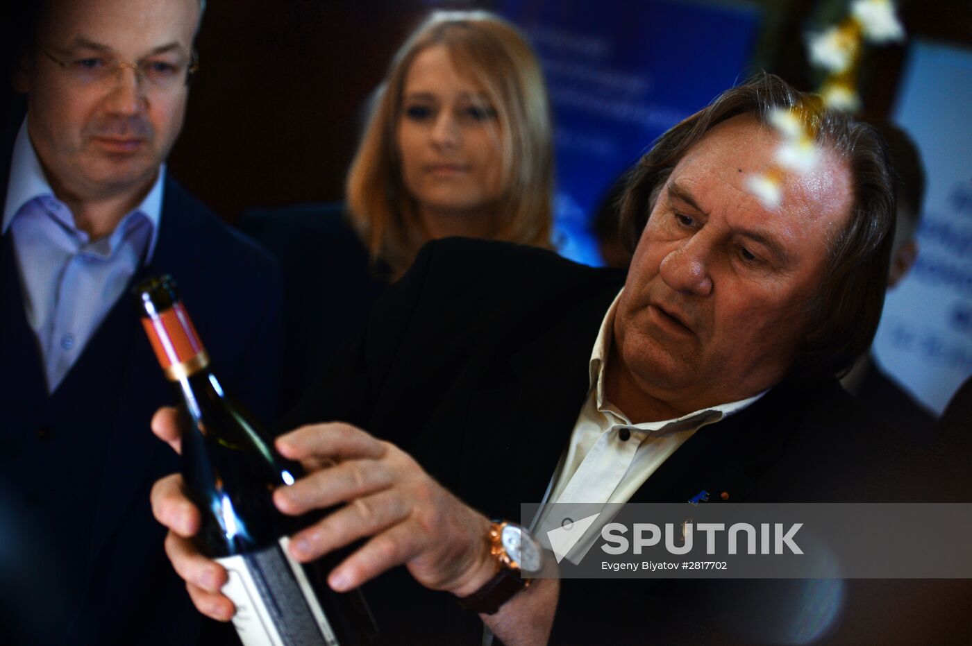 Tasting Crimean wines with Gerard Depardieu