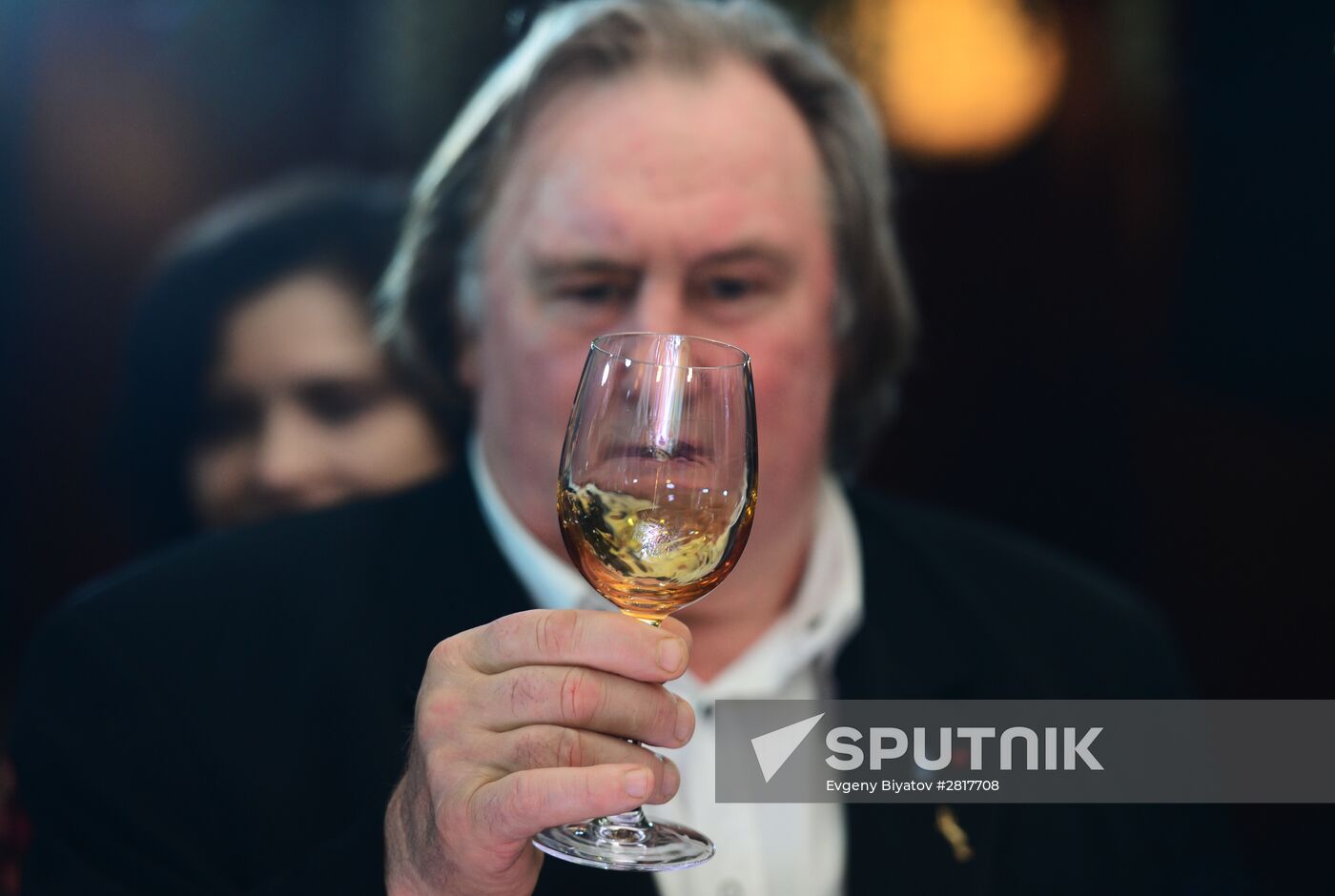 Tasting Crimean wines with Gerard Depardieu
