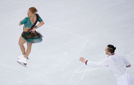 World Figure Skating Championships. Pairs. Short program