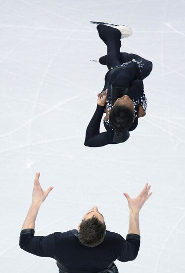 World Figure Skating Championships. Pairs. Short program