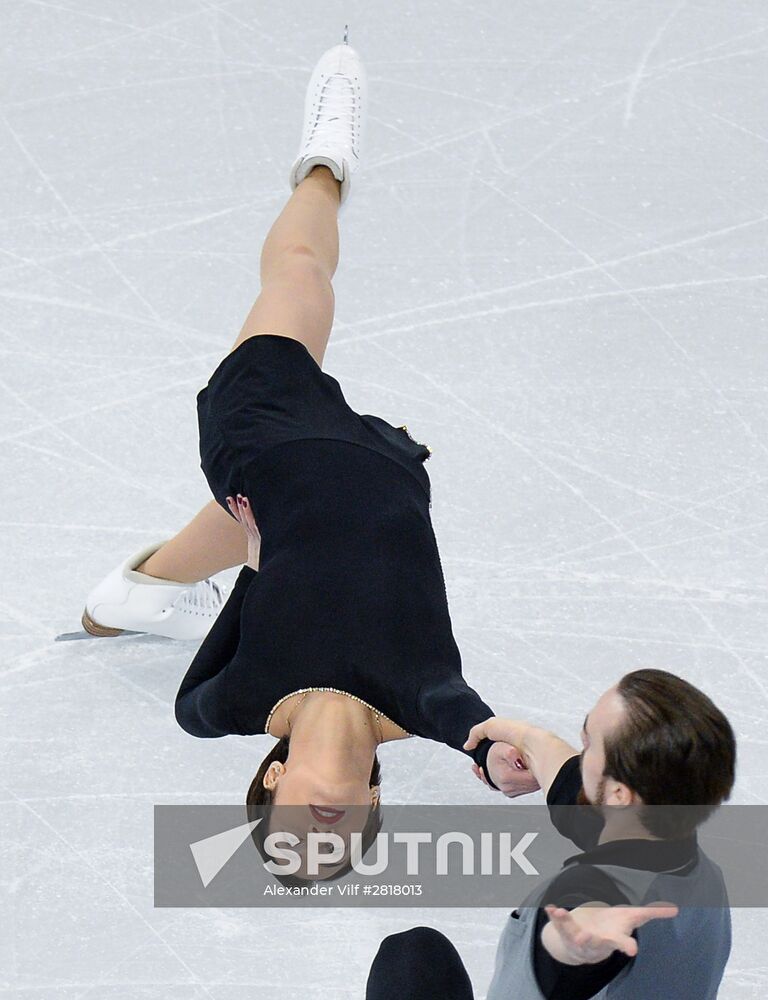 World Figure Skating Championships. Pairs. Short program