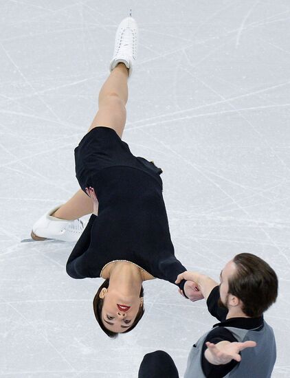 World Figure Skating Championships. Pairs. Short program