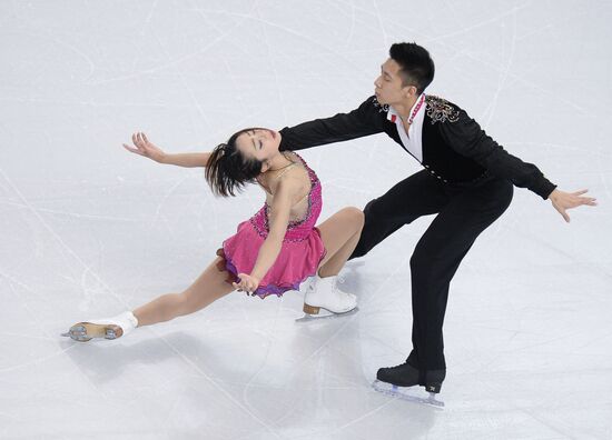 World Figure Skating Championships. Pairs. Short program