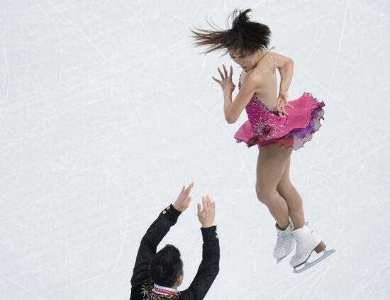 World Figure Skating Championships. Pairs. Short program