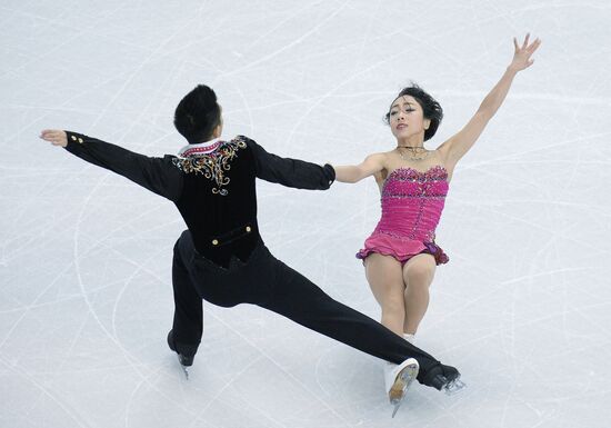 World Figure Skating Championships. Pairs. Short program
