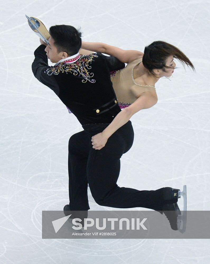 World Figure Skating Championships. Pairs. Short program