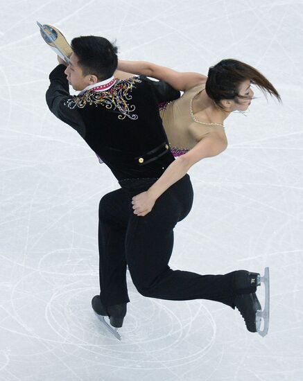 World Figure Skating Championships. Pairs. Short program