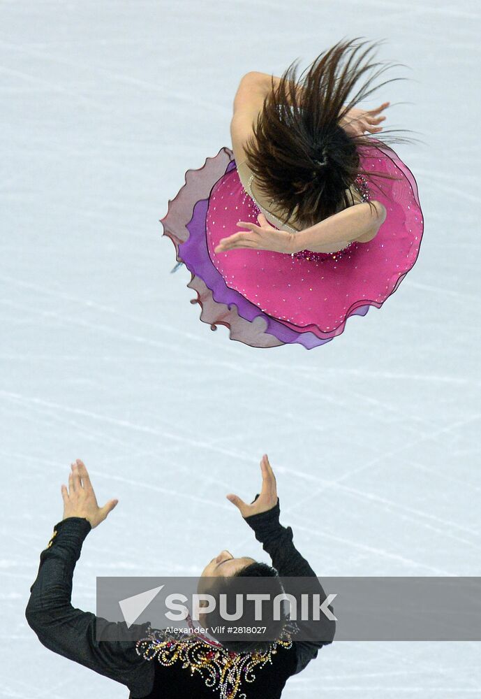World Figure Skating Championships. Pairs. Short program