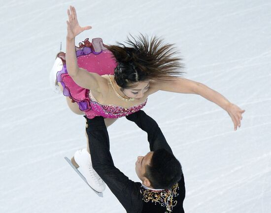 World Figure Skating Championships. Pairs. Short program
